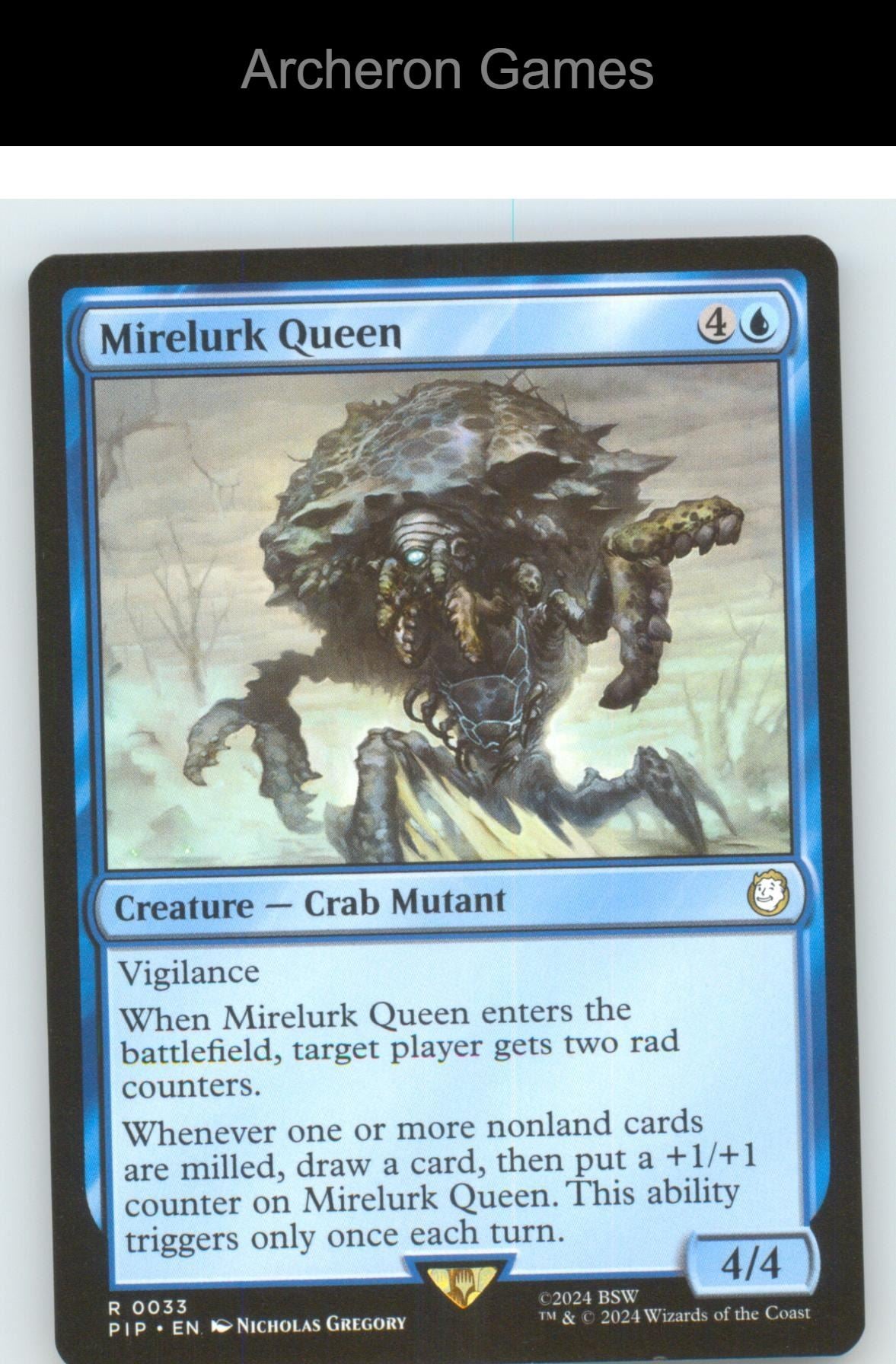 Mirelurk Queen PIP 33 R MTG Card NM/EX+