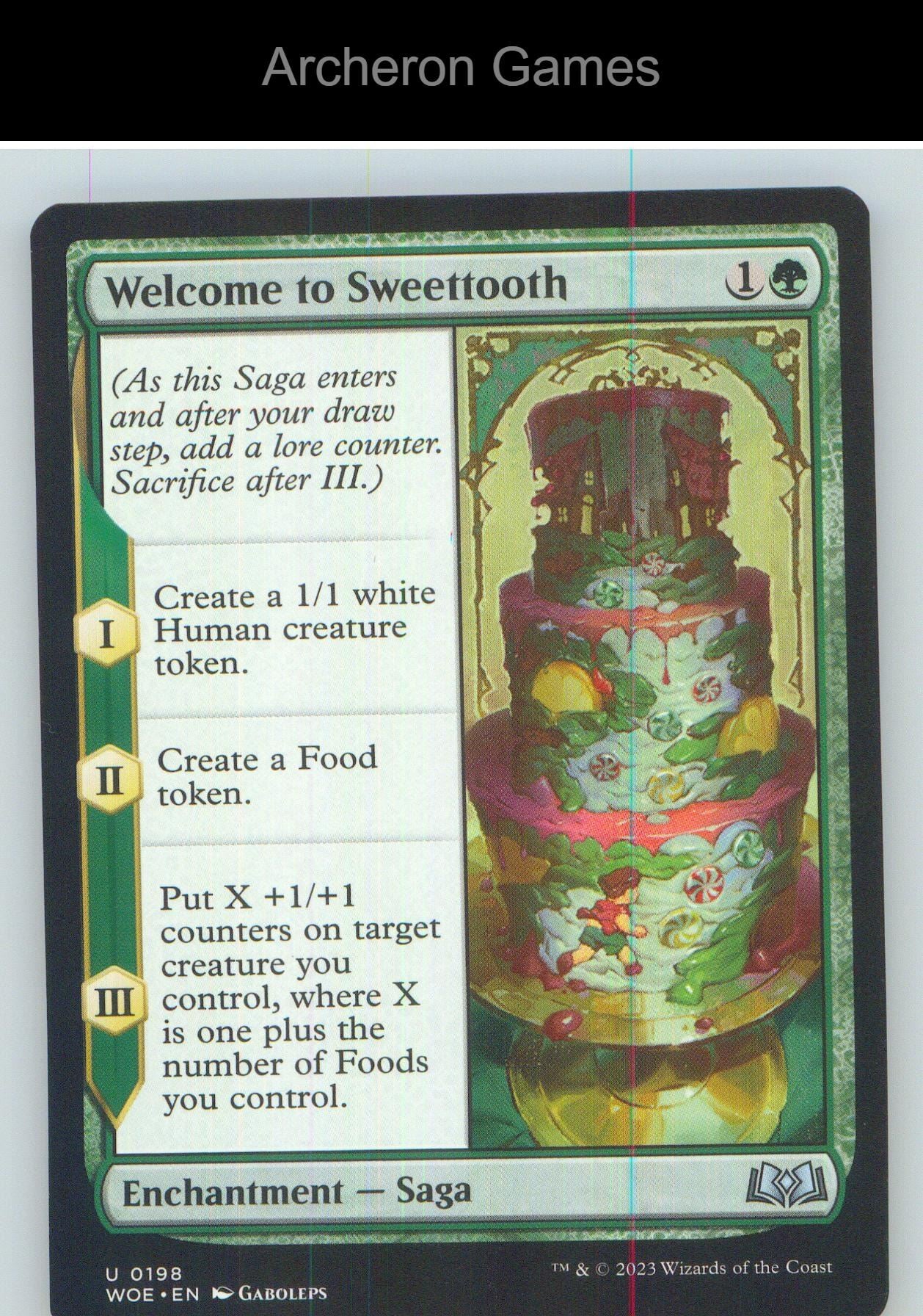 Welcome to Sweettooth WOE 198 UC MTG Card NM/EX+