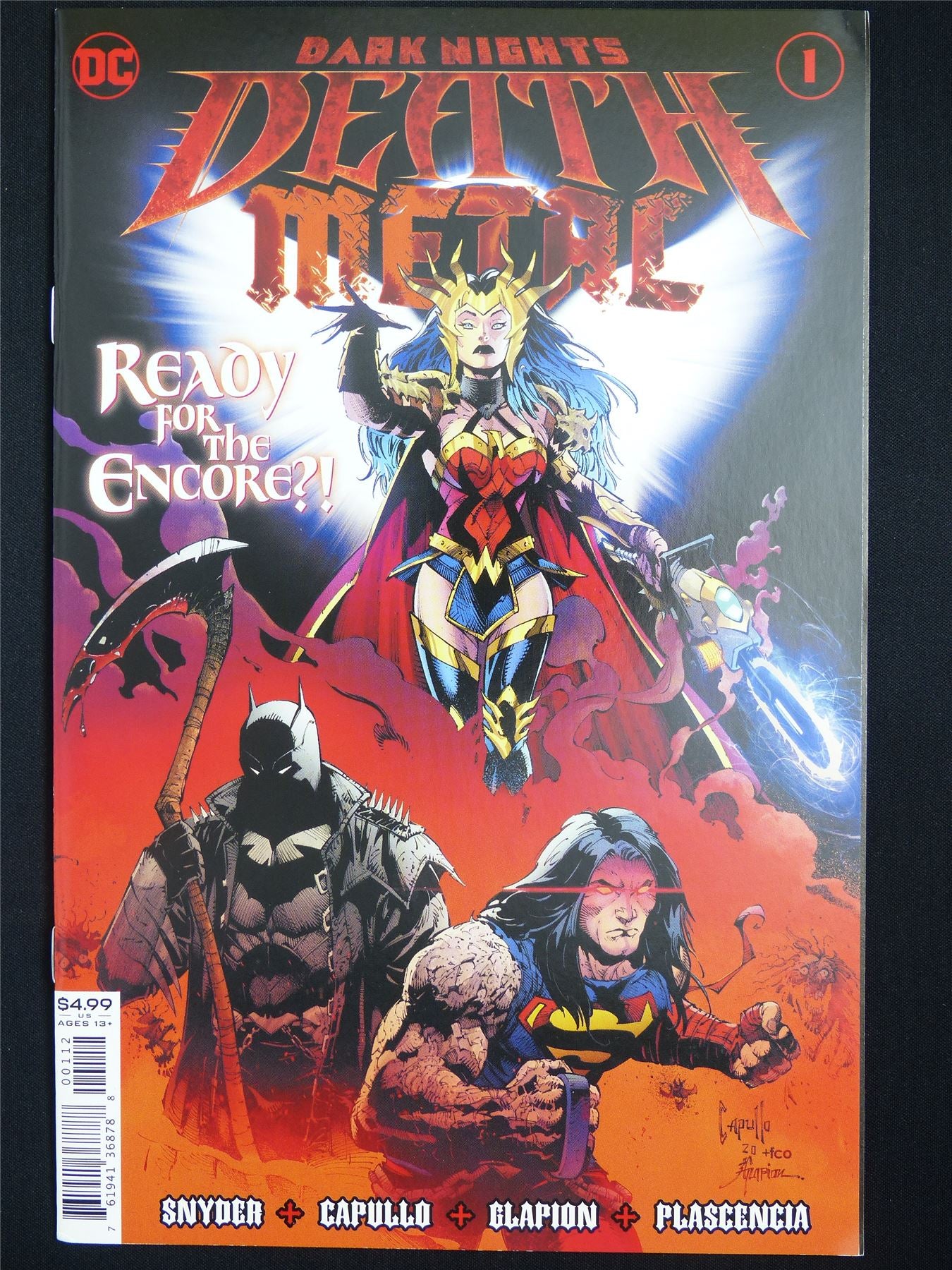 Dark Nights: DEATH Metal #1 - DC Comic #3AD