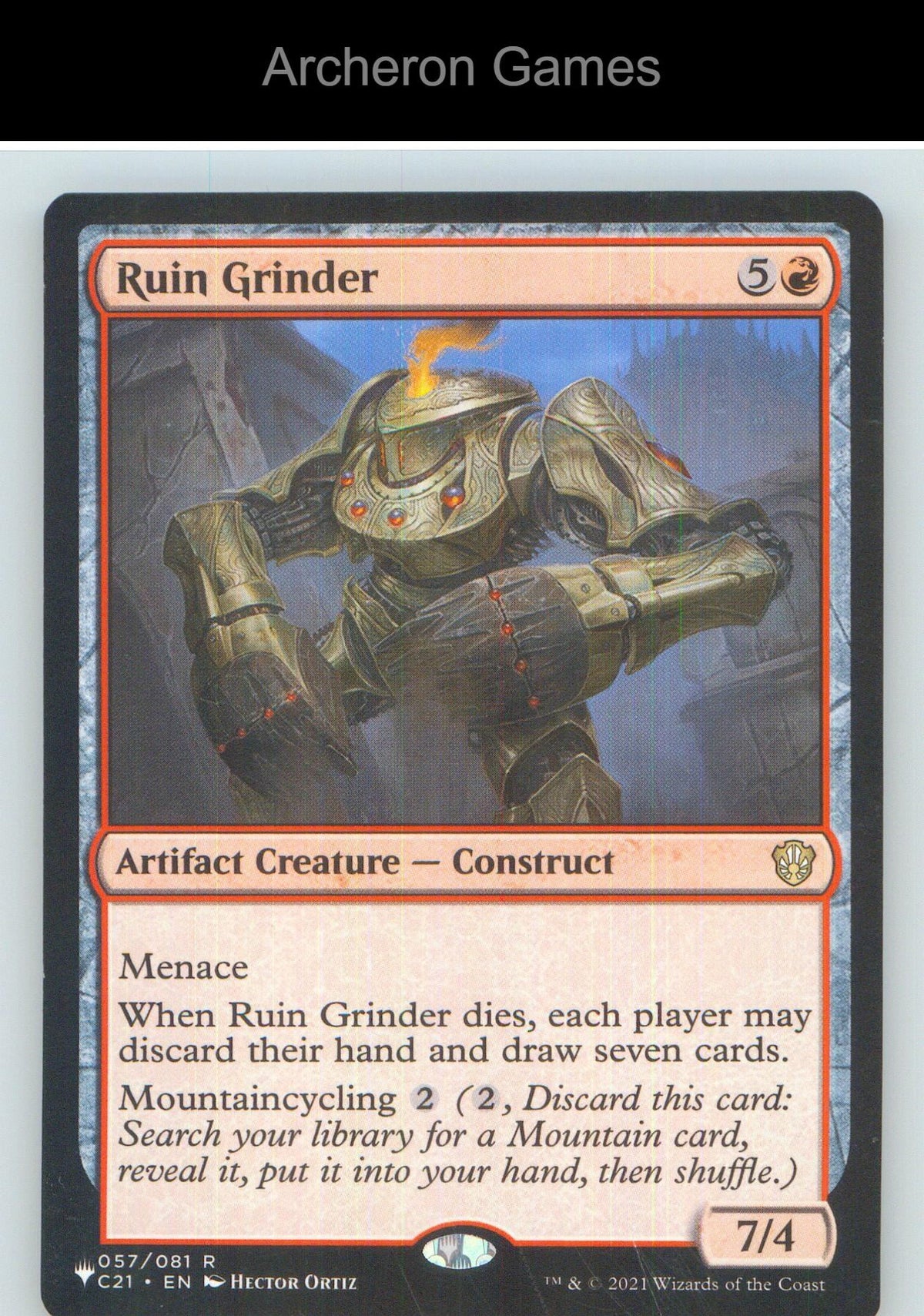Ruin Grinder C21 57 R MTG Card NM/EX+