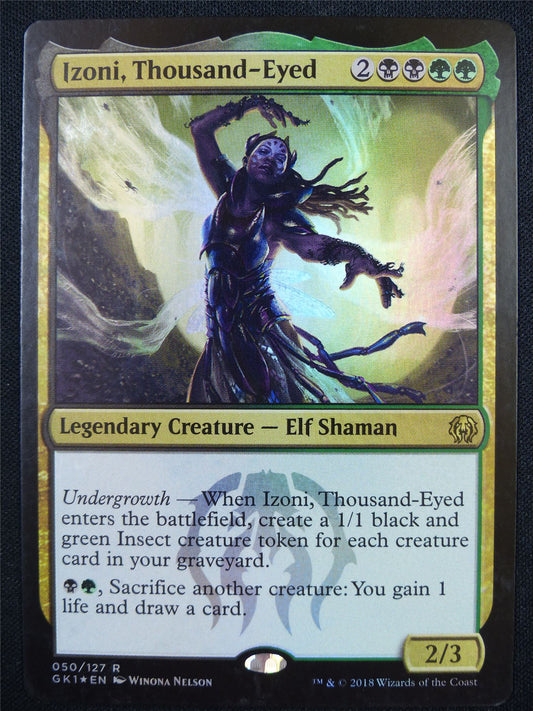 Izoni Thousand-Eyed Foil - GK1 - Mtg Card #12C