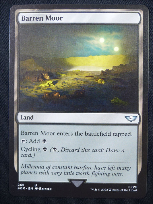 Barren Moor - 40K - Mtg Card #34T