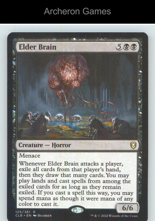 Elder Brain CLB 125 R MTG Card NM/EX+