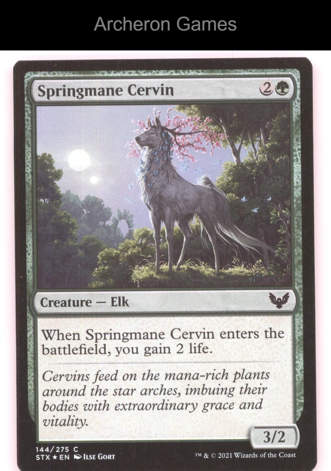 Springmane Cervin 144 C MTG Card Strixhaven: School of Mages