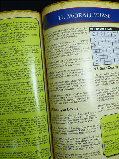 March Attack Napoleonic Wargame Rules Miniatures Rulebook #2RY