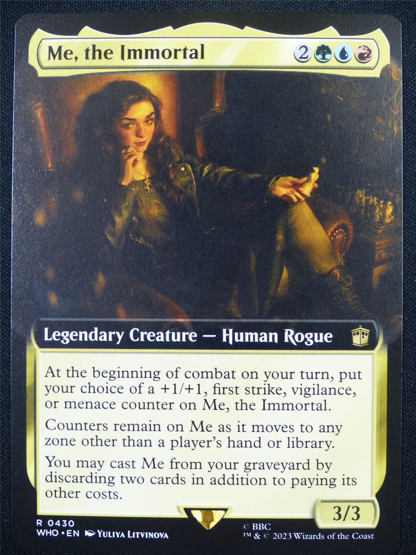 Me The Immortal Extended Art - WHO - Mtg Card #8M