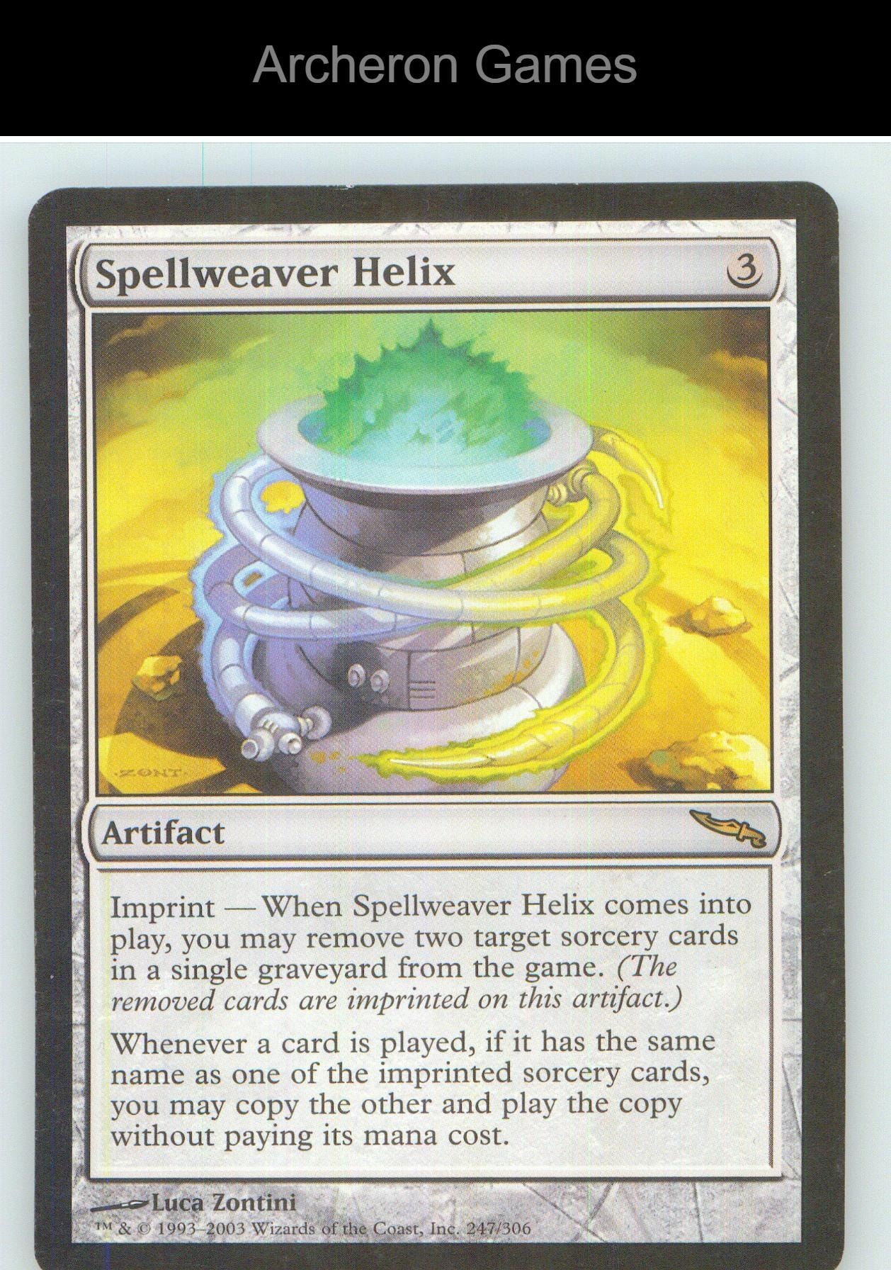 Spellweaver Helix MRD 247 R MTG Card NM/EX+