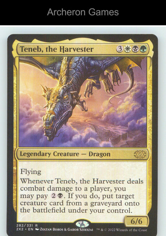 Teneb, the Harvester 2X2 282 R MTG Card NM/EX+