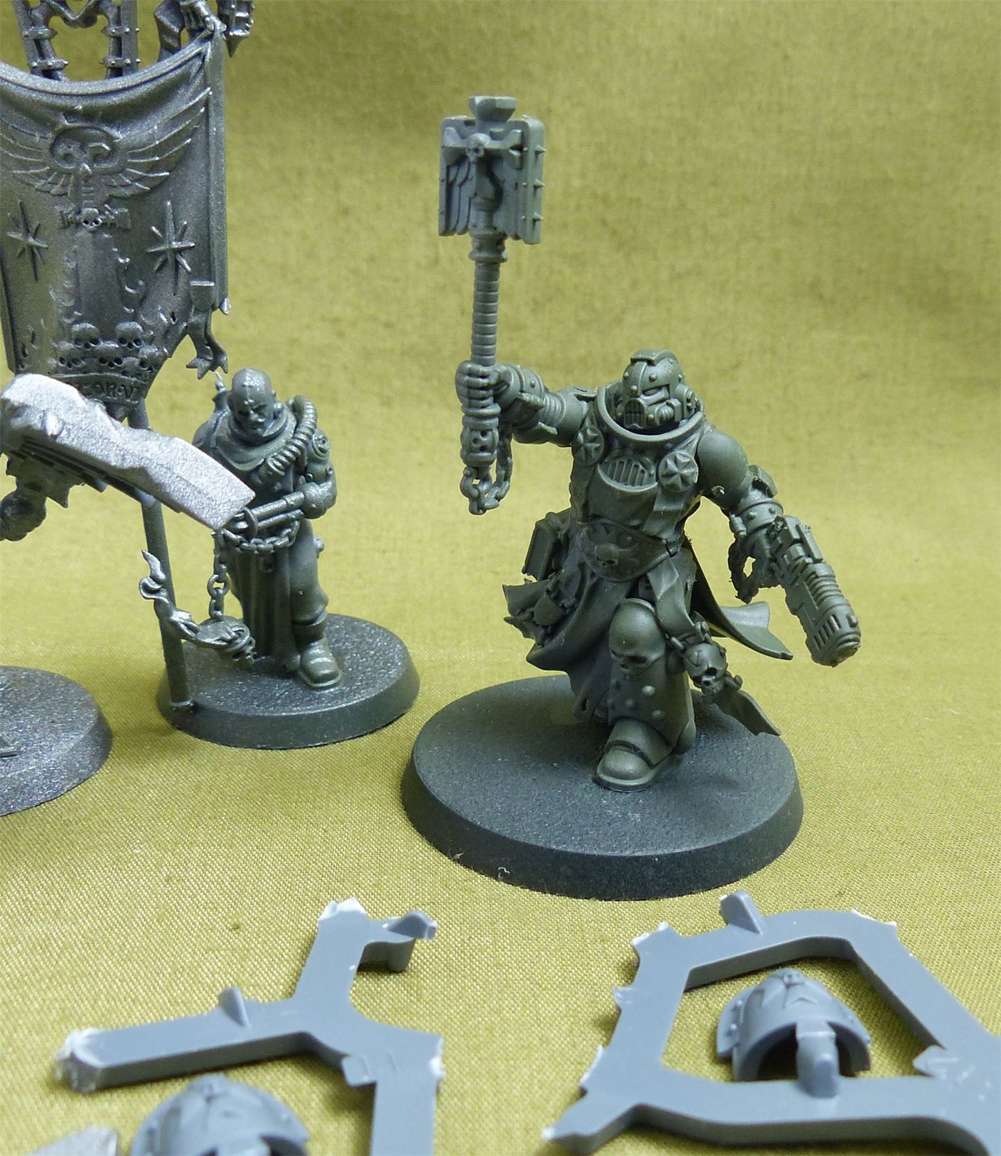 Chaplain Grimaldus & Retinue - Black Templars - Warhammer 40K #6NC