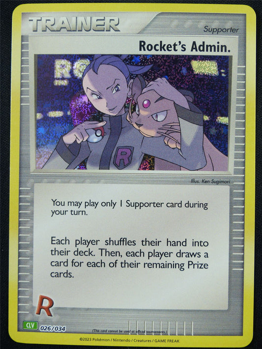 Rocket's Admin 026/034 Holo CLV - Classic Pokemon Card #4B0