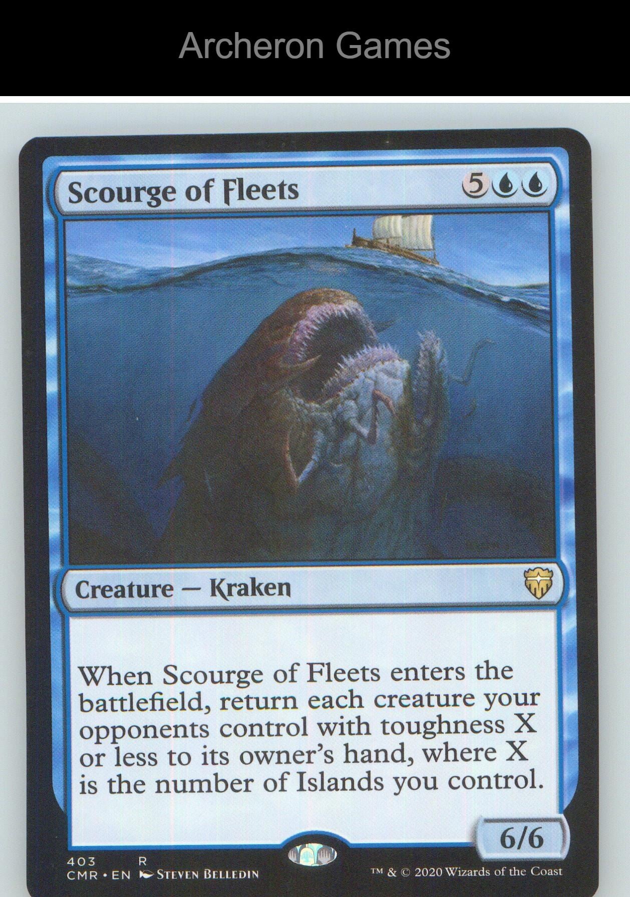 Scourge of Fleets CMR 403 R MTG Card NM/EX+