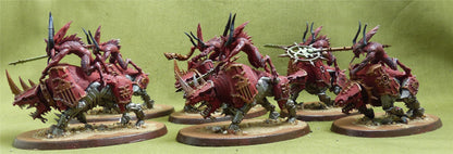 Bloodcrushers painted - Chaos Daemons - Warhammer 40K #K1