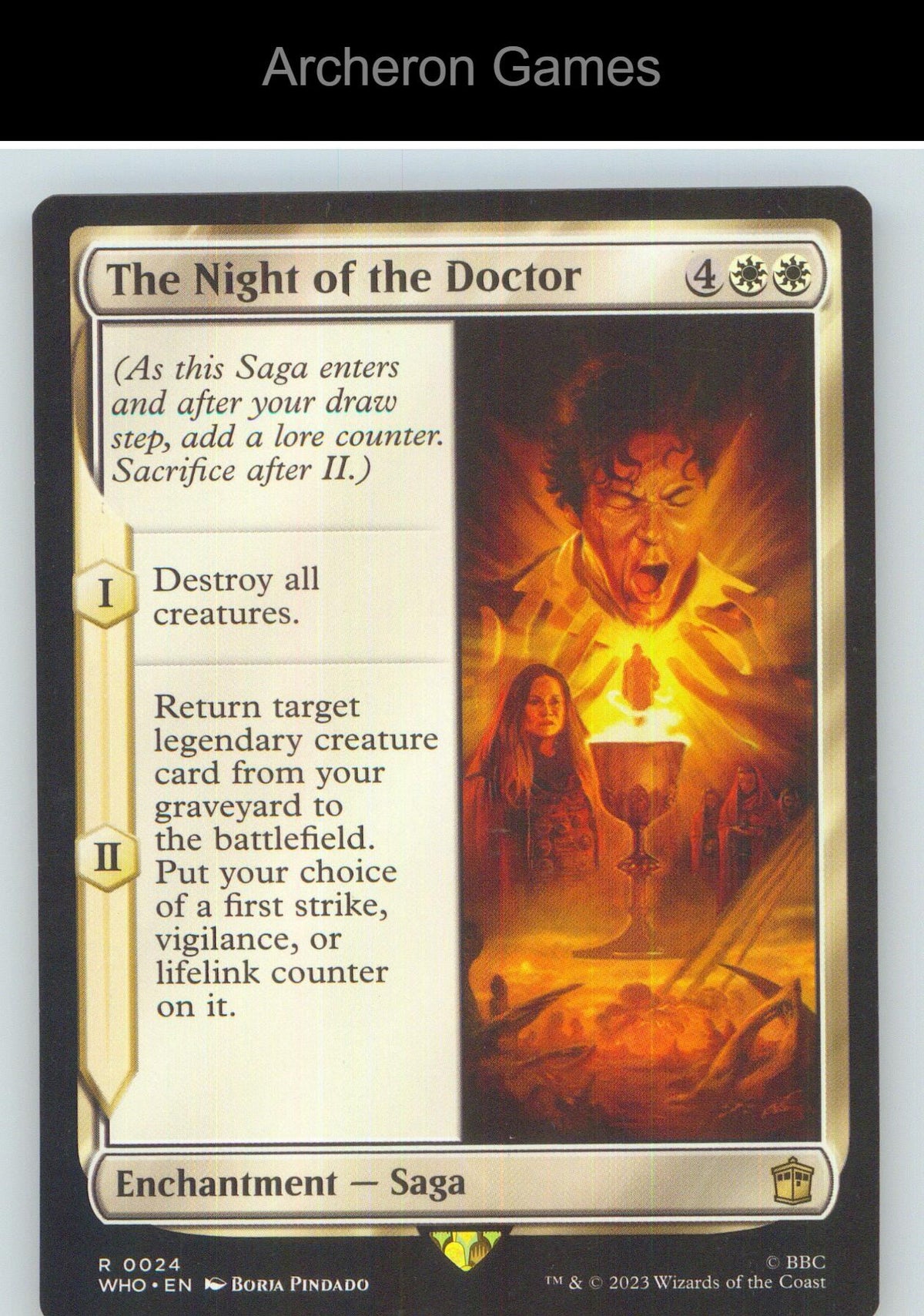 The Night of the Doctor WHO 24 R MTG Card NM/EX+