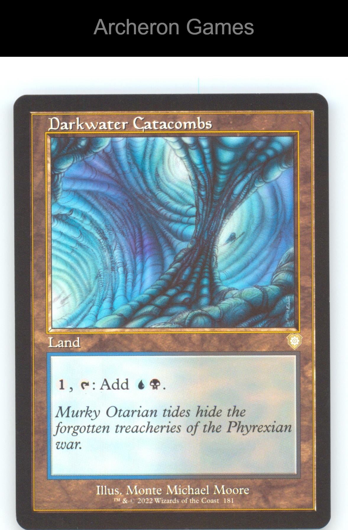 Darkwater Catacombs (Retro Frame) BRC 181 R MTG Card NM/EX+