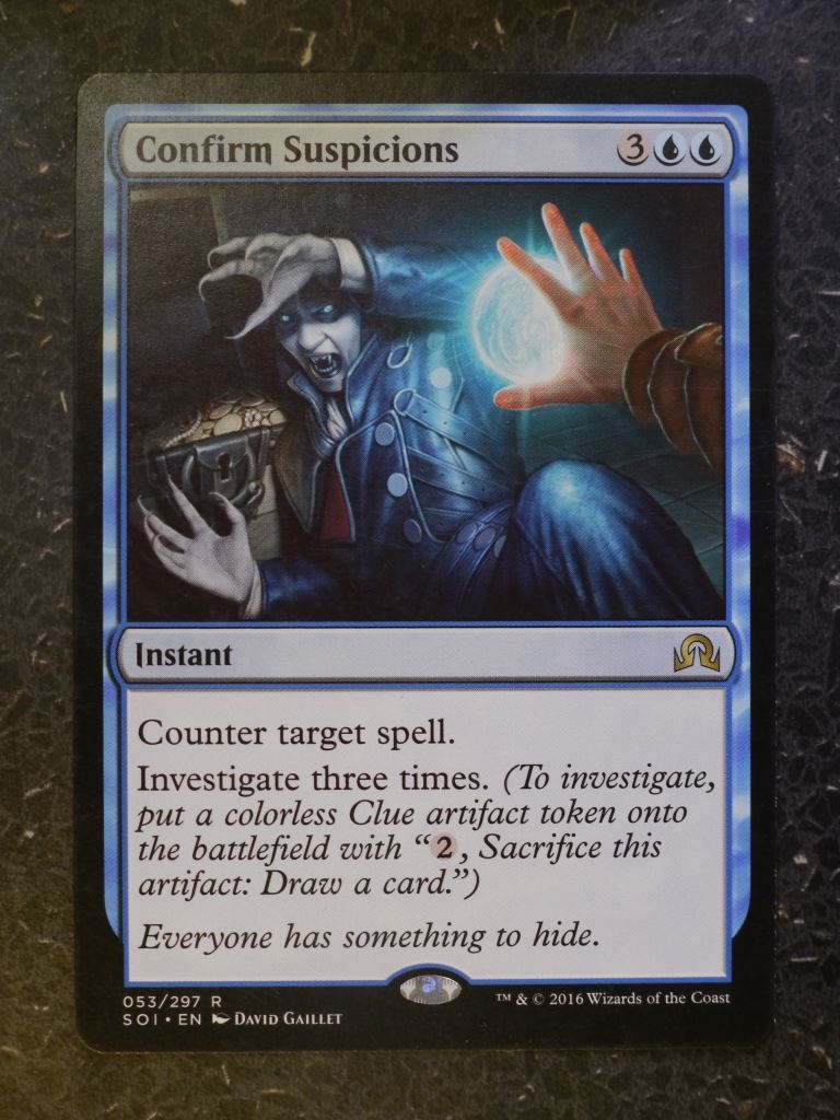 MTG Magic Cards: CONFIRM SUSPICIONS # 6J70