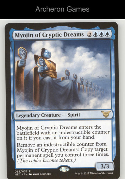 Myojin of Cryptic Dreams 33 R MTG Card Commander: Kamigawa: Neon Dynasty