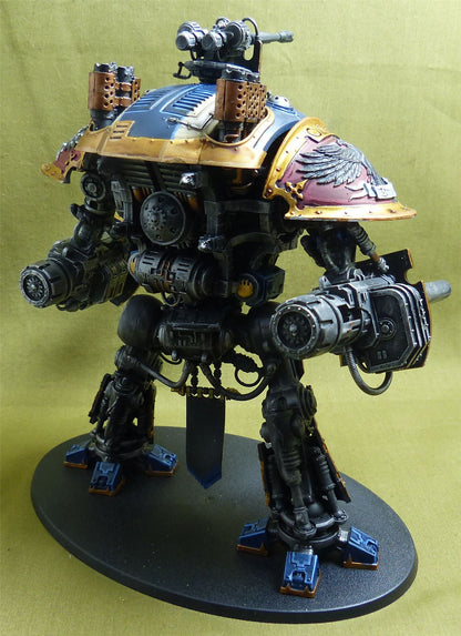 Imperial Knight with Forgeworld Shoulder Pads painted - Warhammer 40K #Z6