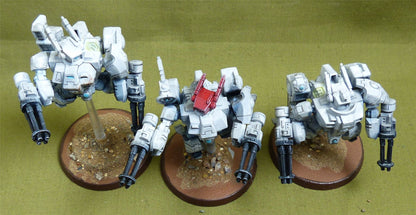 XV8 Crisis Battlesuit Team painted - Tau Empire - Warhammer 40K #2YQ