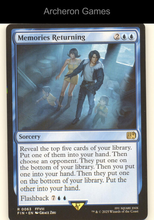 Memories Returning 63 R MTG Card FINAL FANTASY