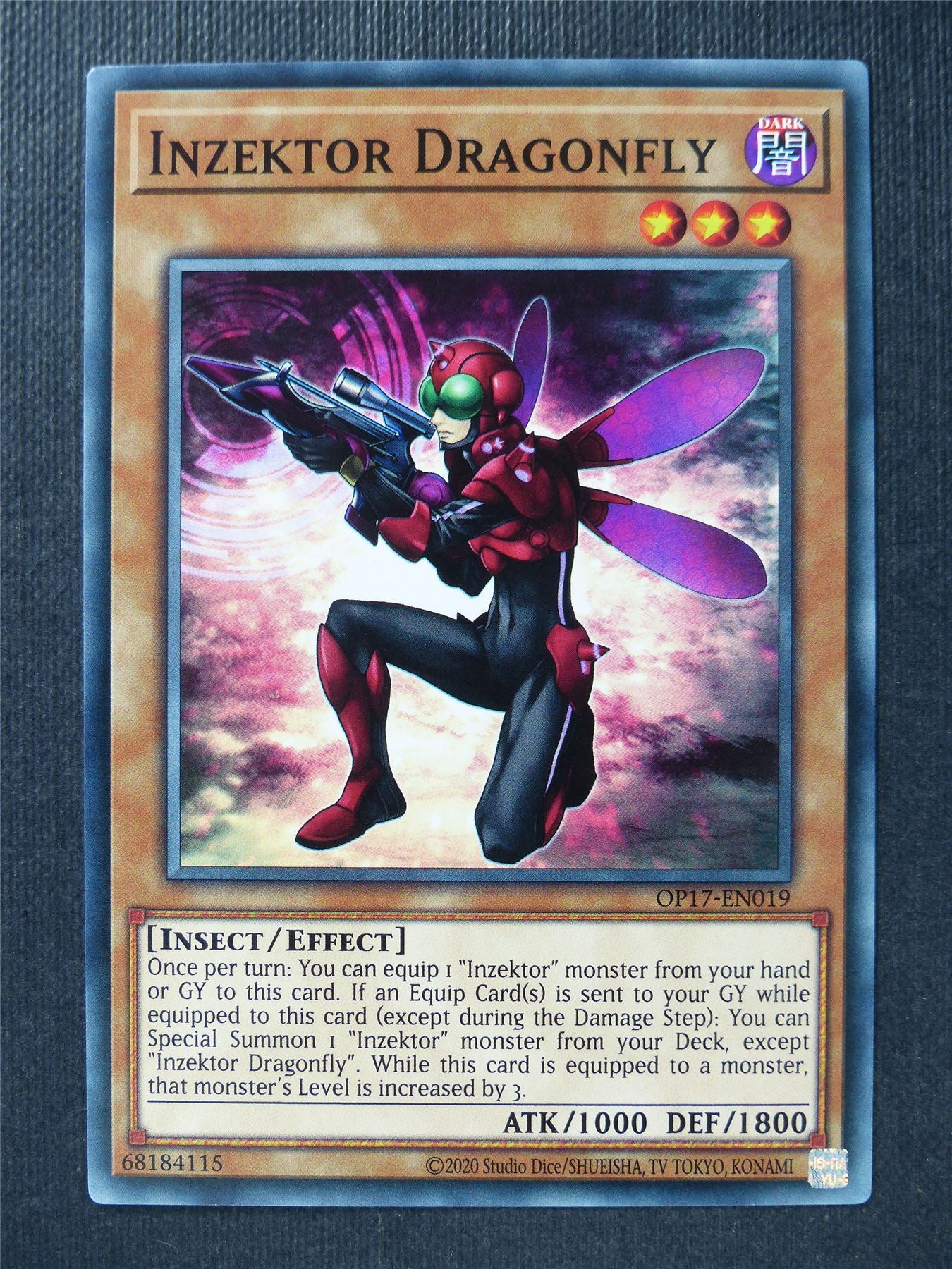 Inzektor Dragonfly OP17 - Yugioh Card #3CE