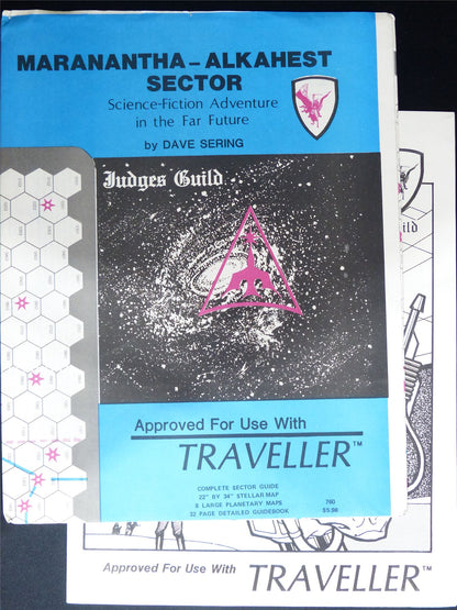 Judges Guild Traveller: Marantha Alkahest Sector - Roleplay Booklet #1X6