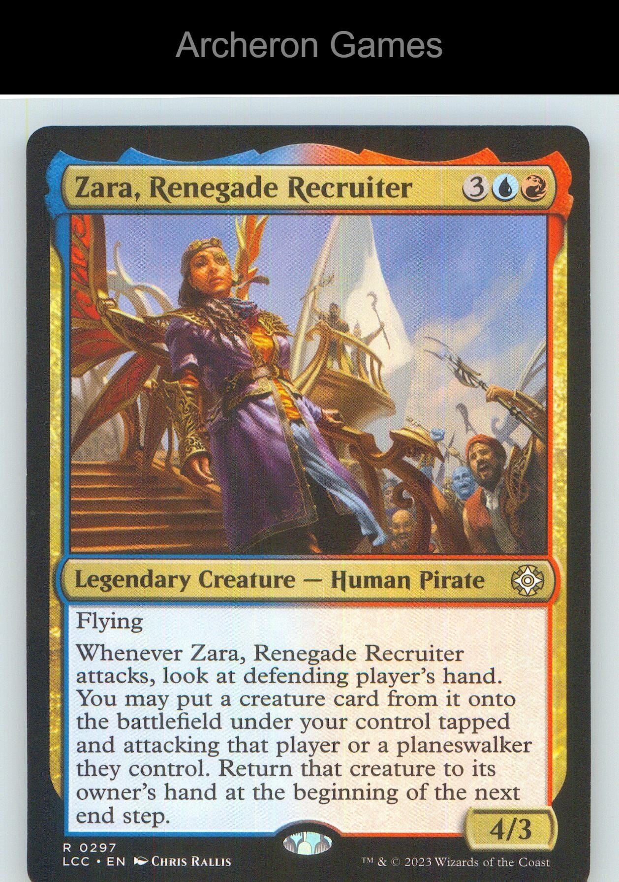 Zara, Renegade Recruiter LCC 297 R MTG Card NM/EX+