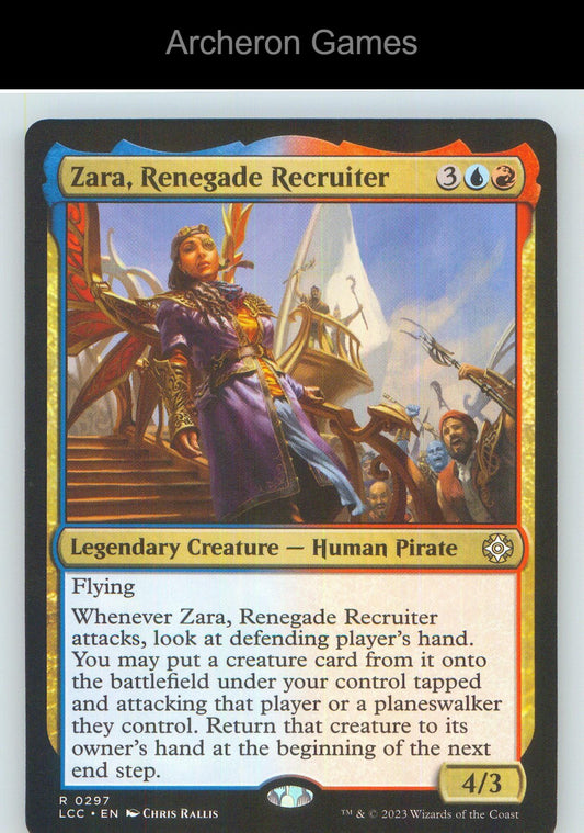 Zara, Renegade Recruiter LCC 297 R MTG Card NM/EX+