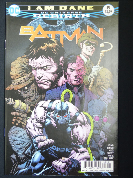 BATMAN #19 Rebirth - DC Comic #66X