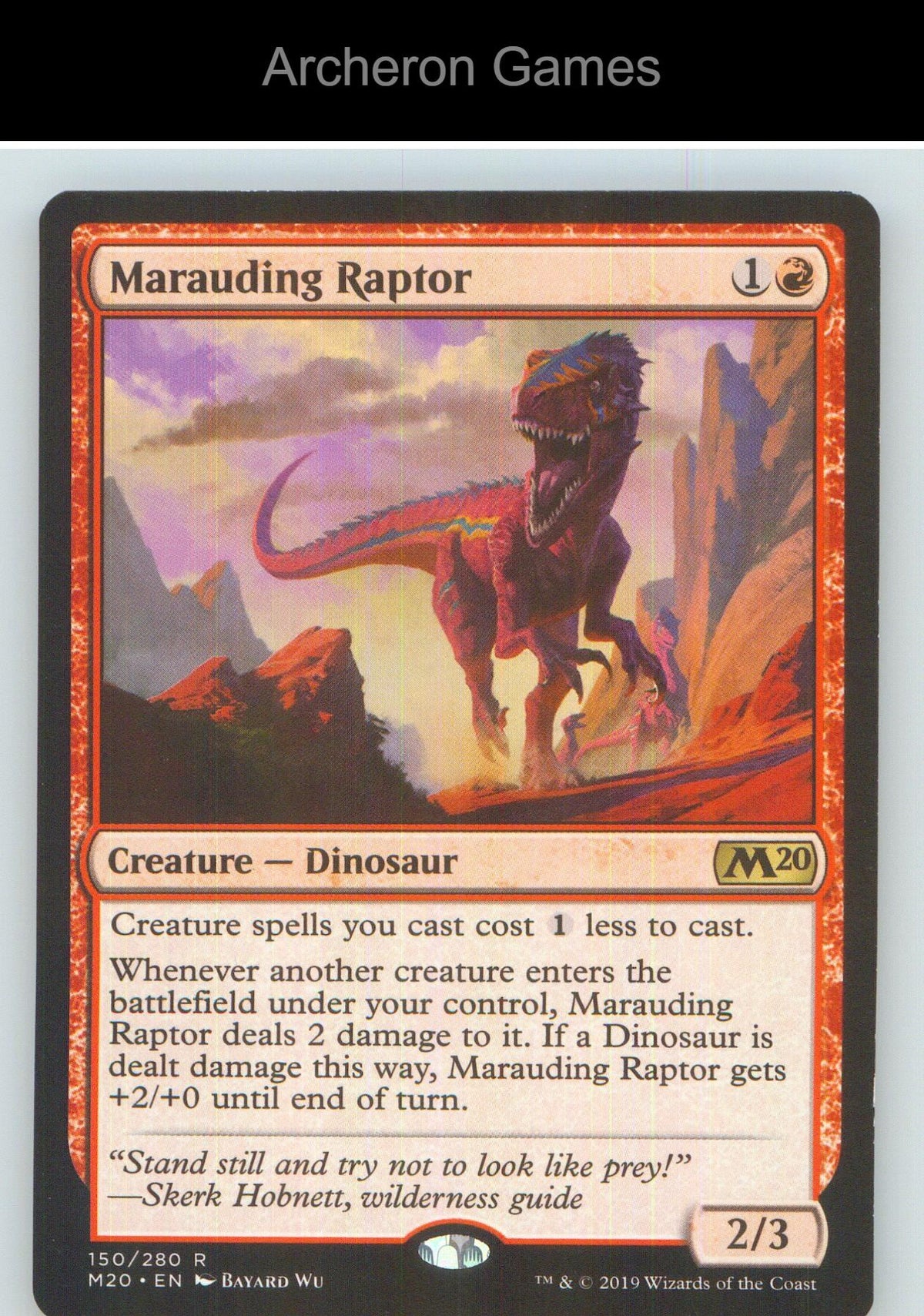 Marauding Raptor M20 150 R MTG Card NM/EX+