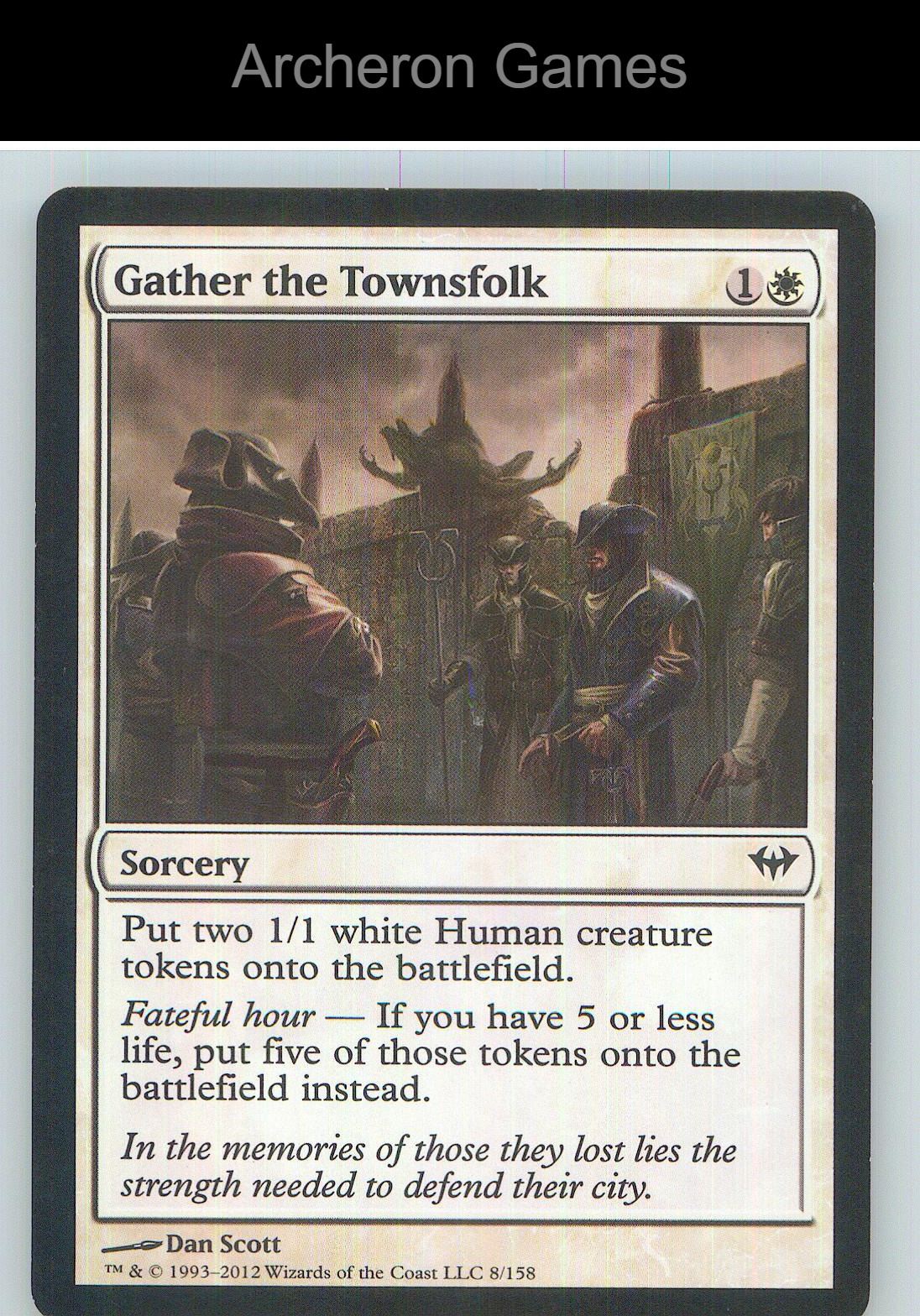 Gather the Townsfolk DKA 8 C MTG Card NM/EX+
