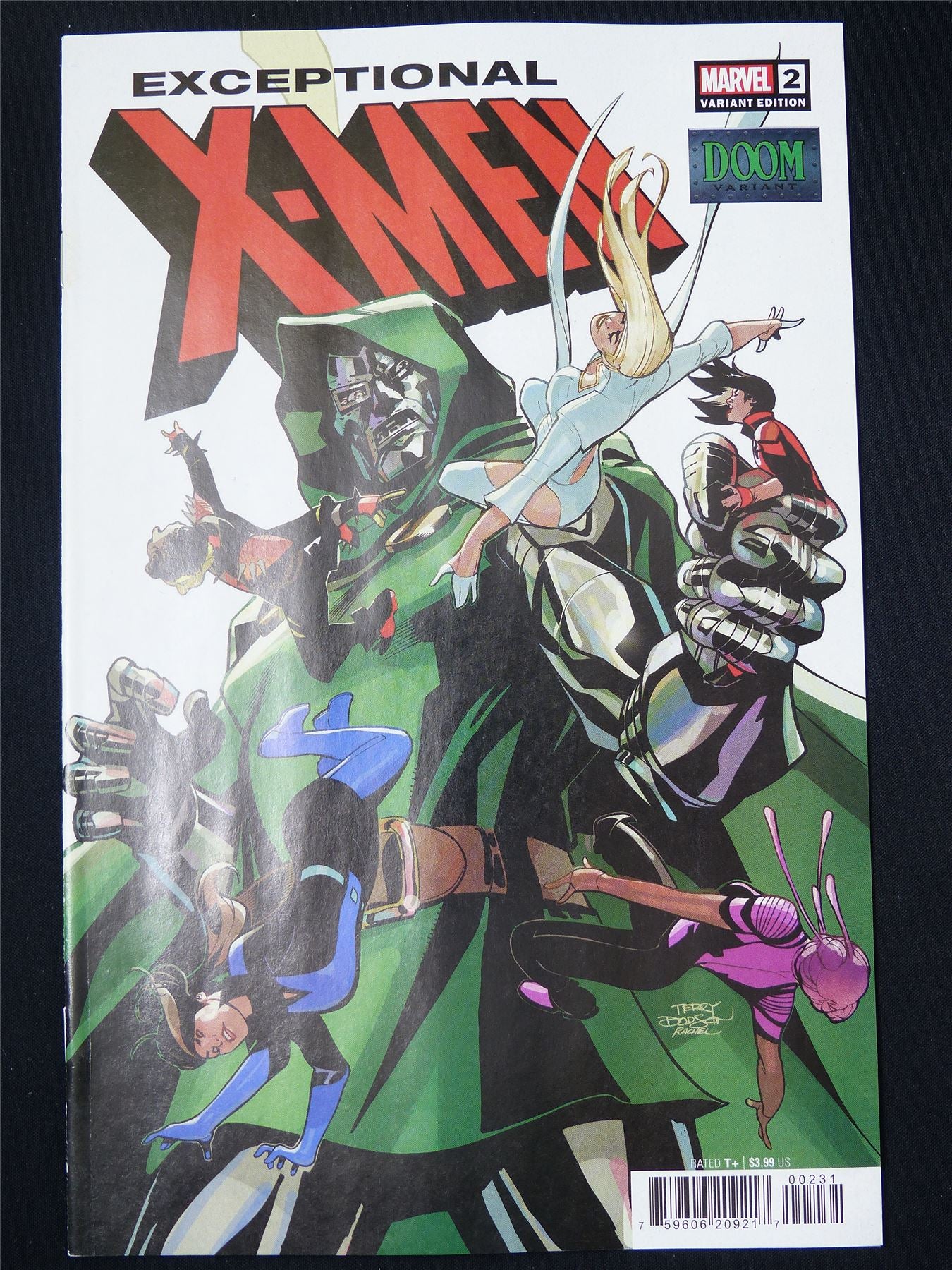 Exceptional X-MEN #2 Doom Variant - B&B Dec 2024 Marvel Comic #2IH