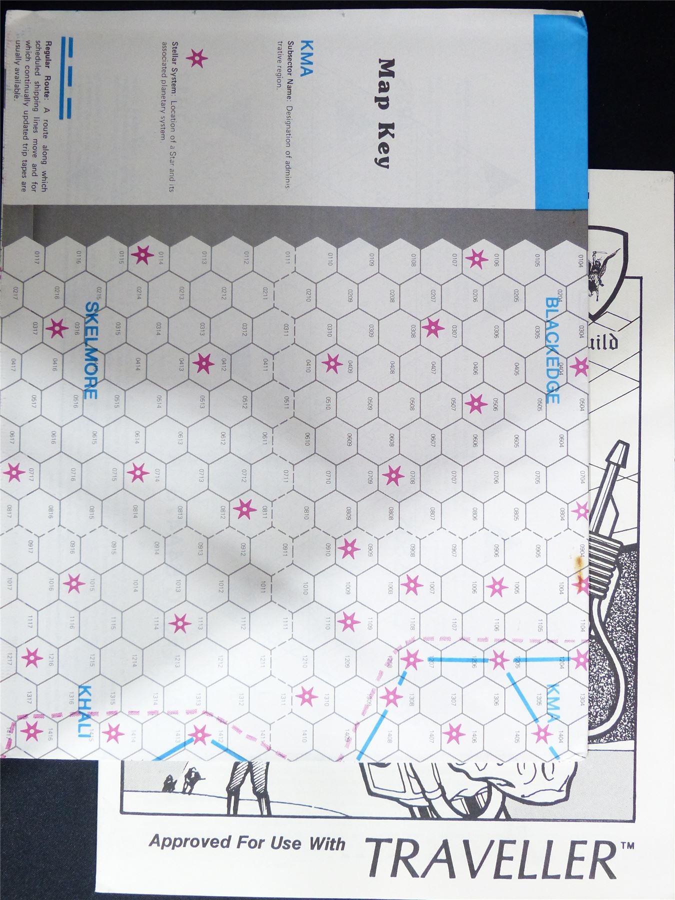 Judges Guild Traveller: Marantha Alkahest Sector - Roleplay Booklet #1X3