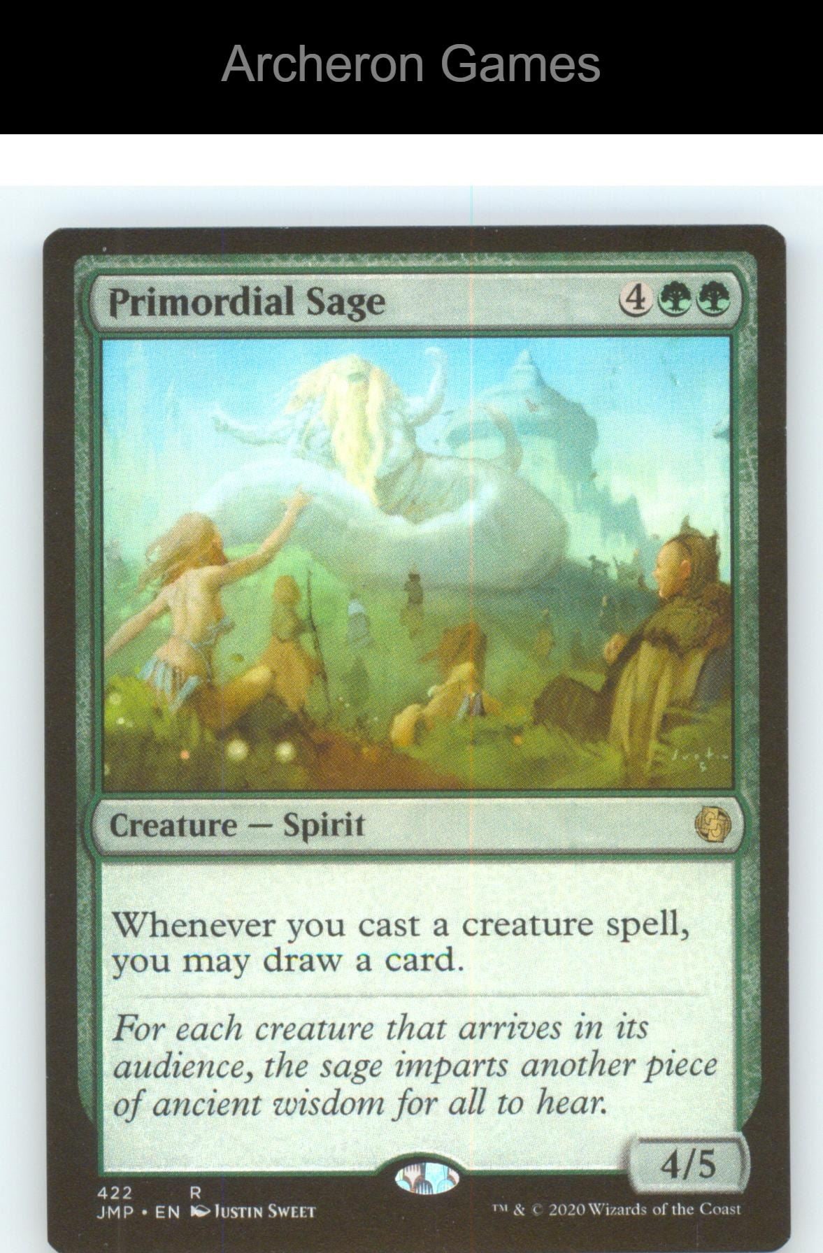 Primordial Sage JMP 422 R MTG Card NM/EX+