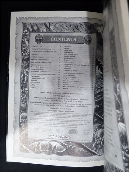 Warhammer Armies: Vampire Counts 5th Edition Softback 1999 - Warhammer Old World #1HB