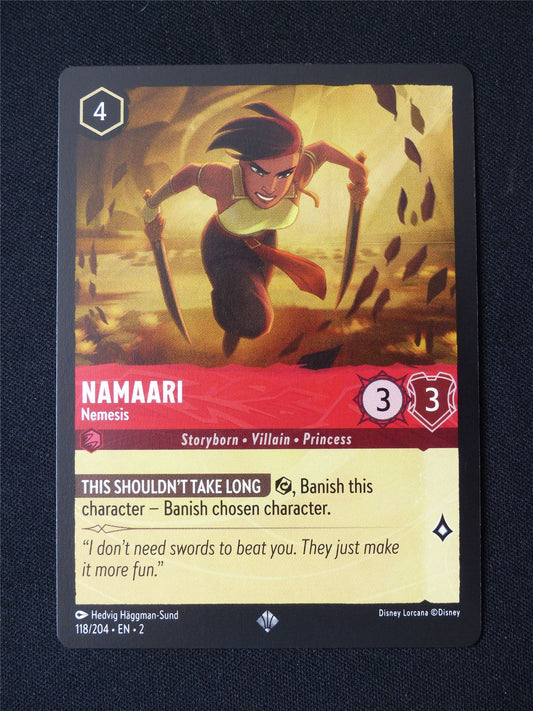 Namaari 118/204 - Lorcana Card #3CN