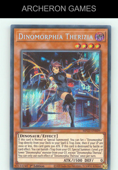 Dinomorphia Therizia (Starlight Rare) SEC YUGIOH Card