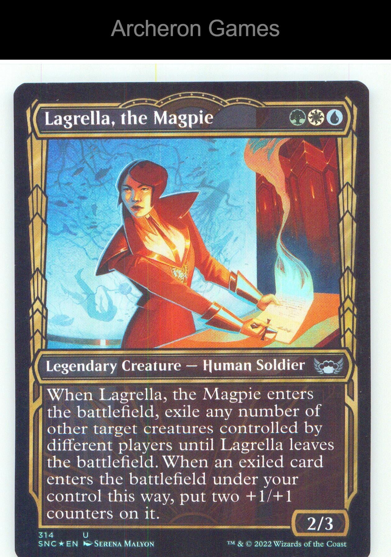 Lagrella, the Magpie (Showcase) SNC 314 UC MTG Card NM/EX+ Foil