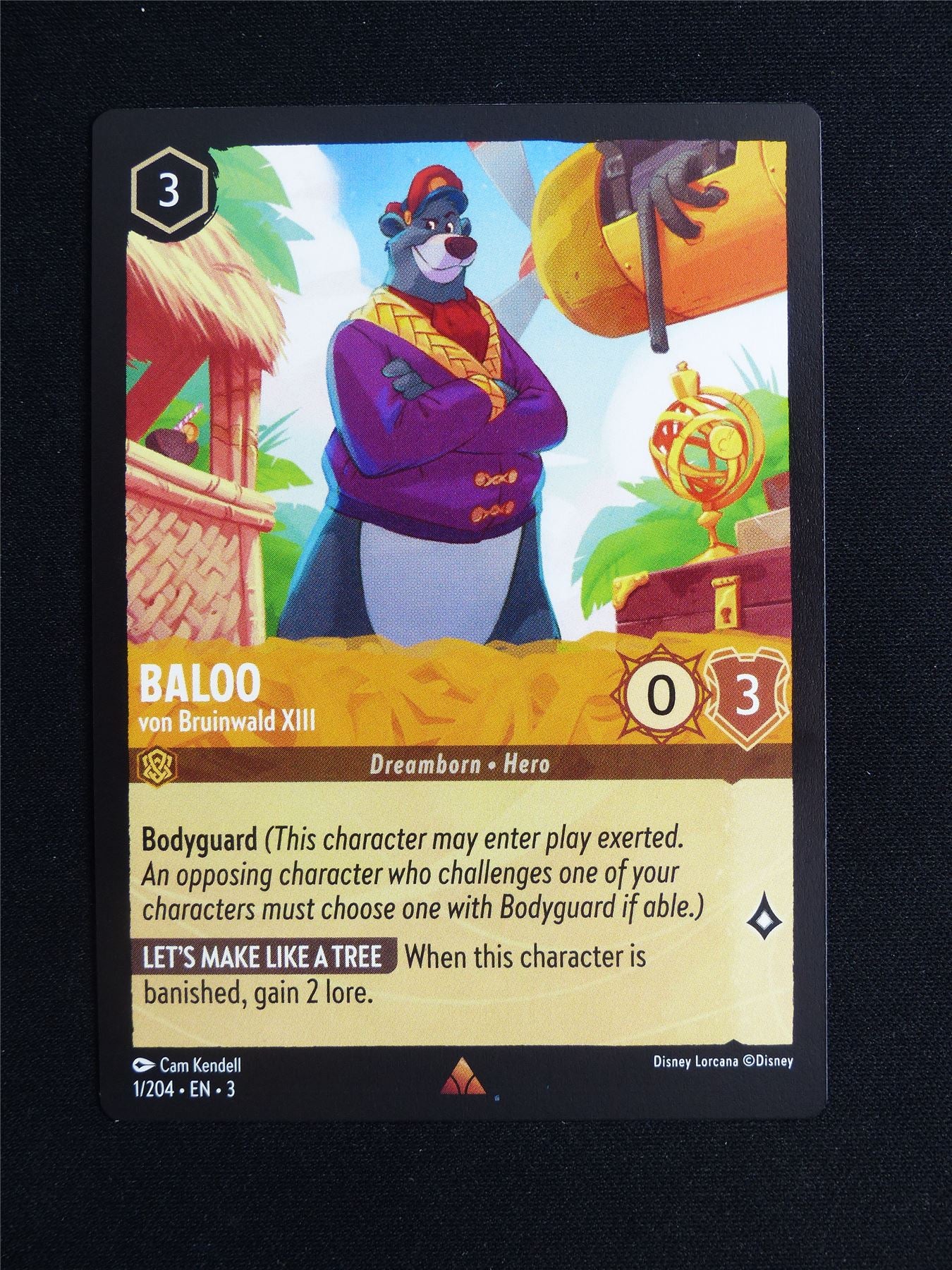 Baloo von Bruinwald XIII 1/204 - Lorcana Card #20N