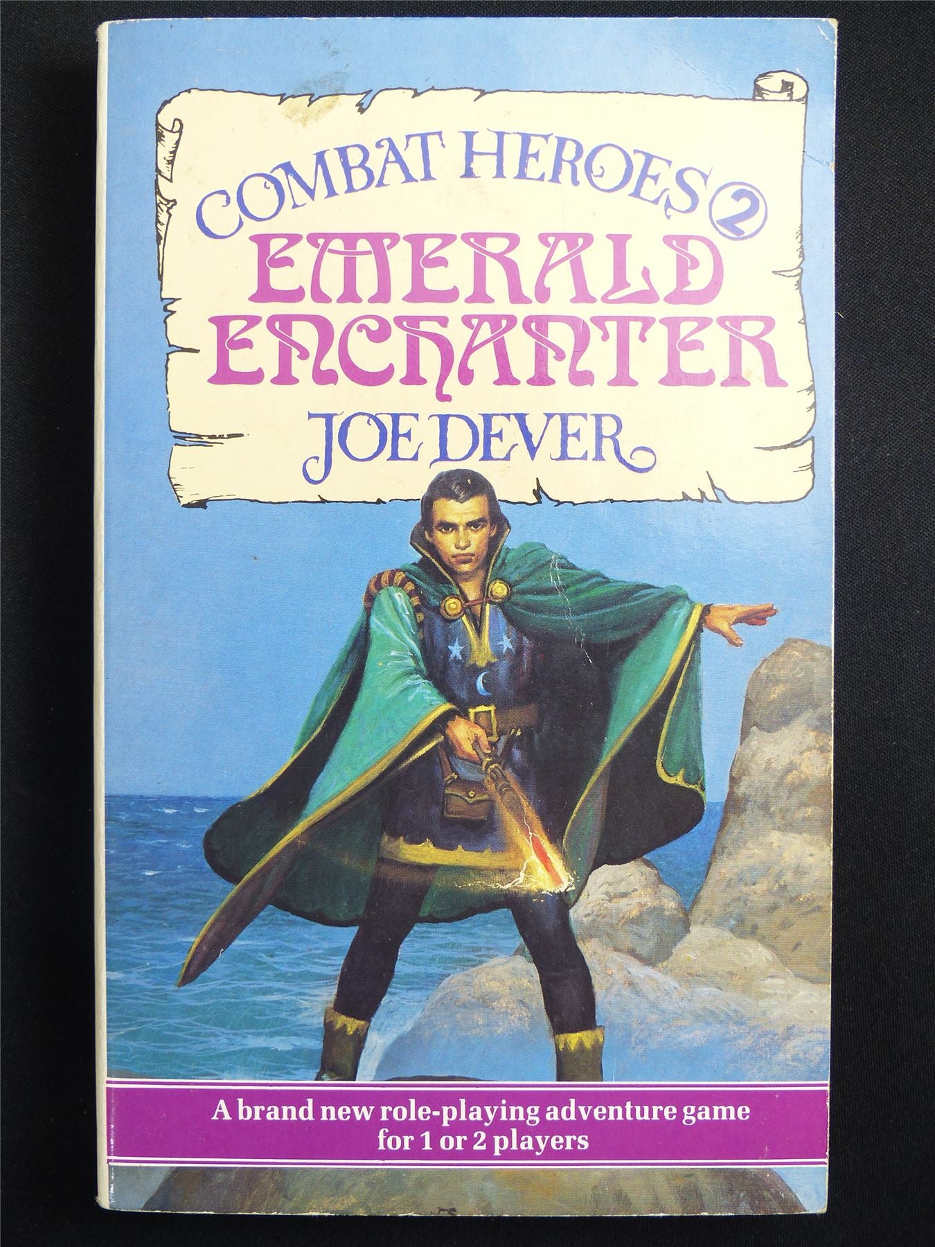 Combat Heroes: Emerald Enchanter by Joe Dever 1st ed - Vintage Adventure Novel Softback #M3