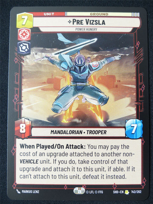 Pre Vizsla 142/262 - Star Wars Unlimited Card #11M