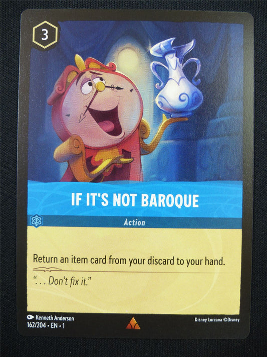 If It's Not Baroque 162/204 - Lorcana Card #MY