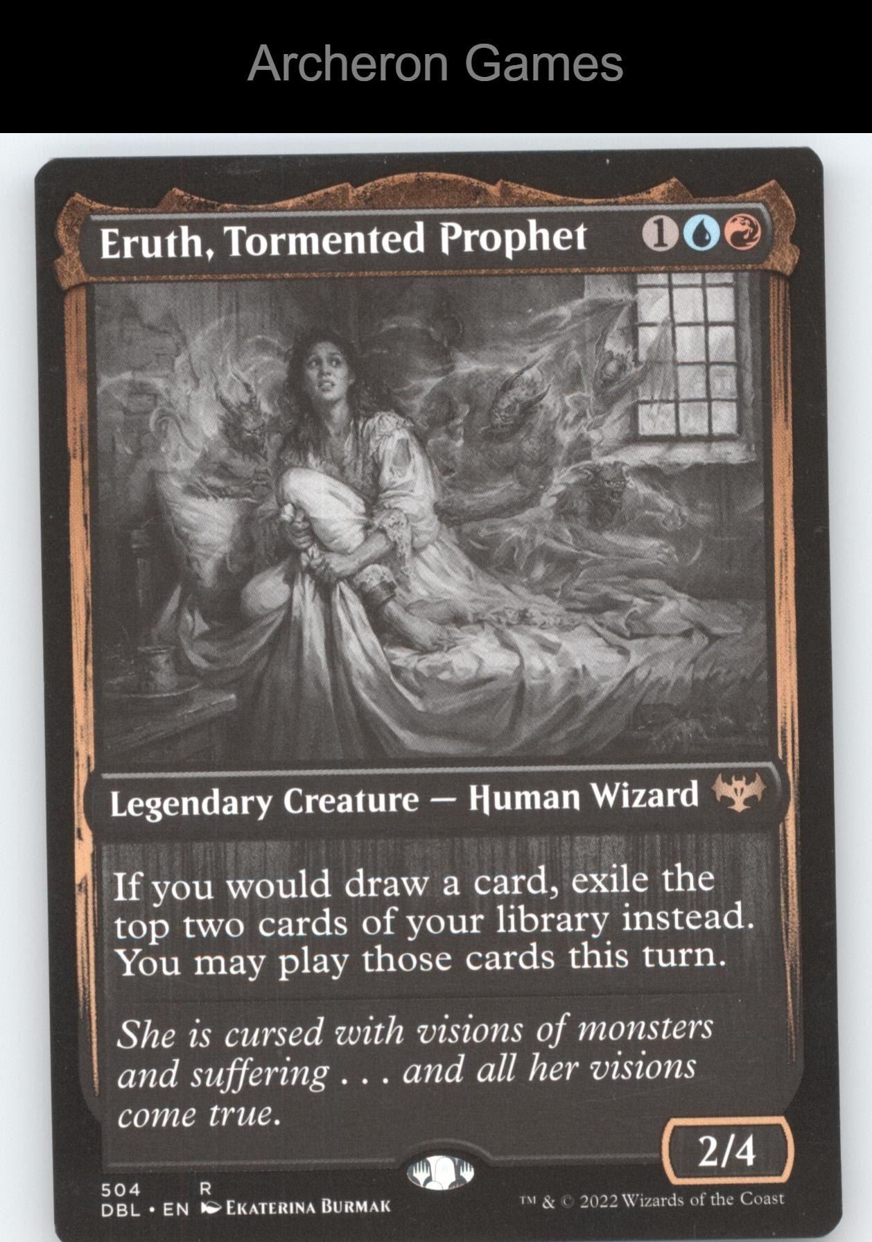 Eruth, Tormented Prophet 504 R MTG Card Innistrad: Double Feature