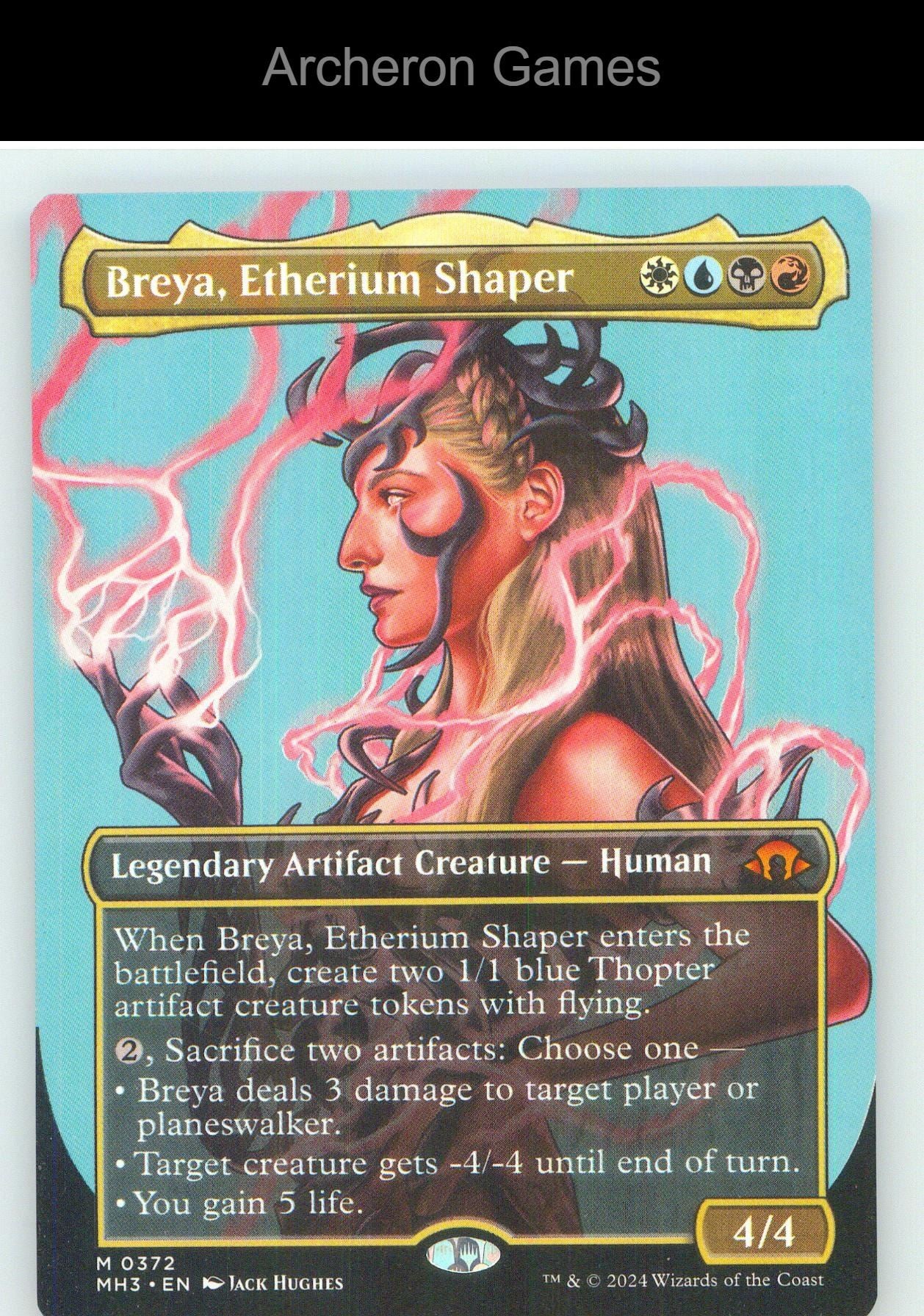 Breya, Etherium Shaper (Borderless) MH3 372 Mythic MTG Card NM/EX+
