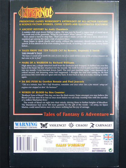Inferno! Tales of Fantasy and Adventure #19 - Workshop Black Library Publication #1O7