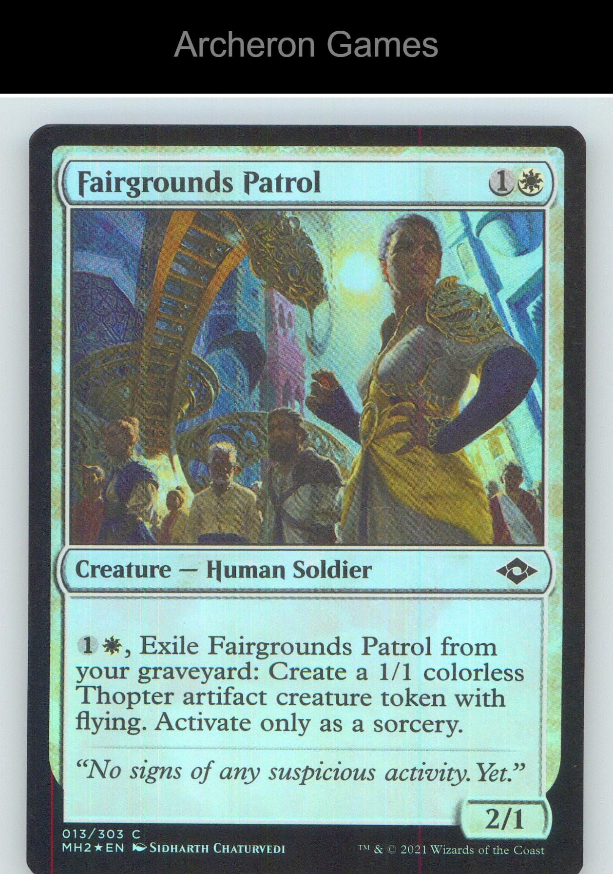 Fairgrounds Patrol MH2 13 C MTG Card NM/EX+ Foil