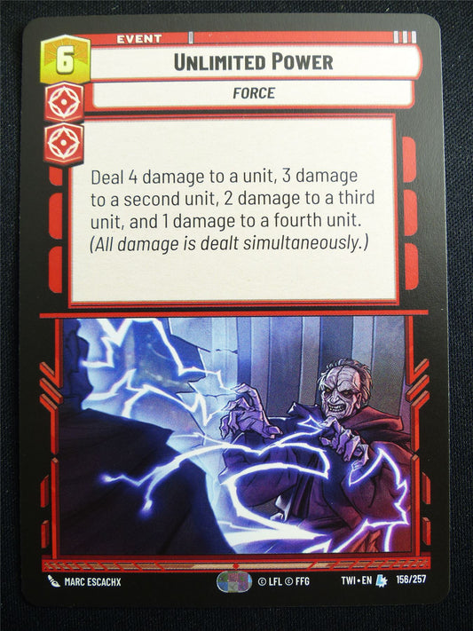 Unlimited Power 156/257 - Star Wars Unlimited Card #4FV