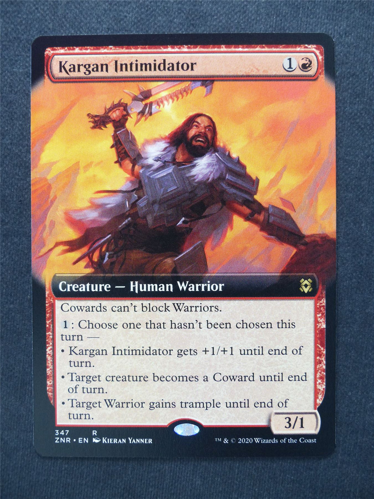 Kargan Intimidator Showcase - Mtg Magic Cards #FI