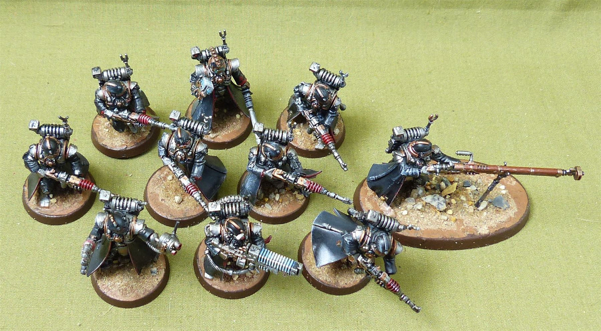 Skitarii Vanguard painted - Adeptas Mechanicus - Warhammer 40k #3M7