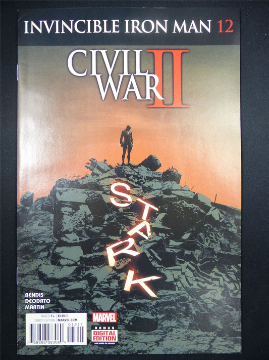 Invincible IRON Man #12 - Civil War 2 - Marvel Comic #GH