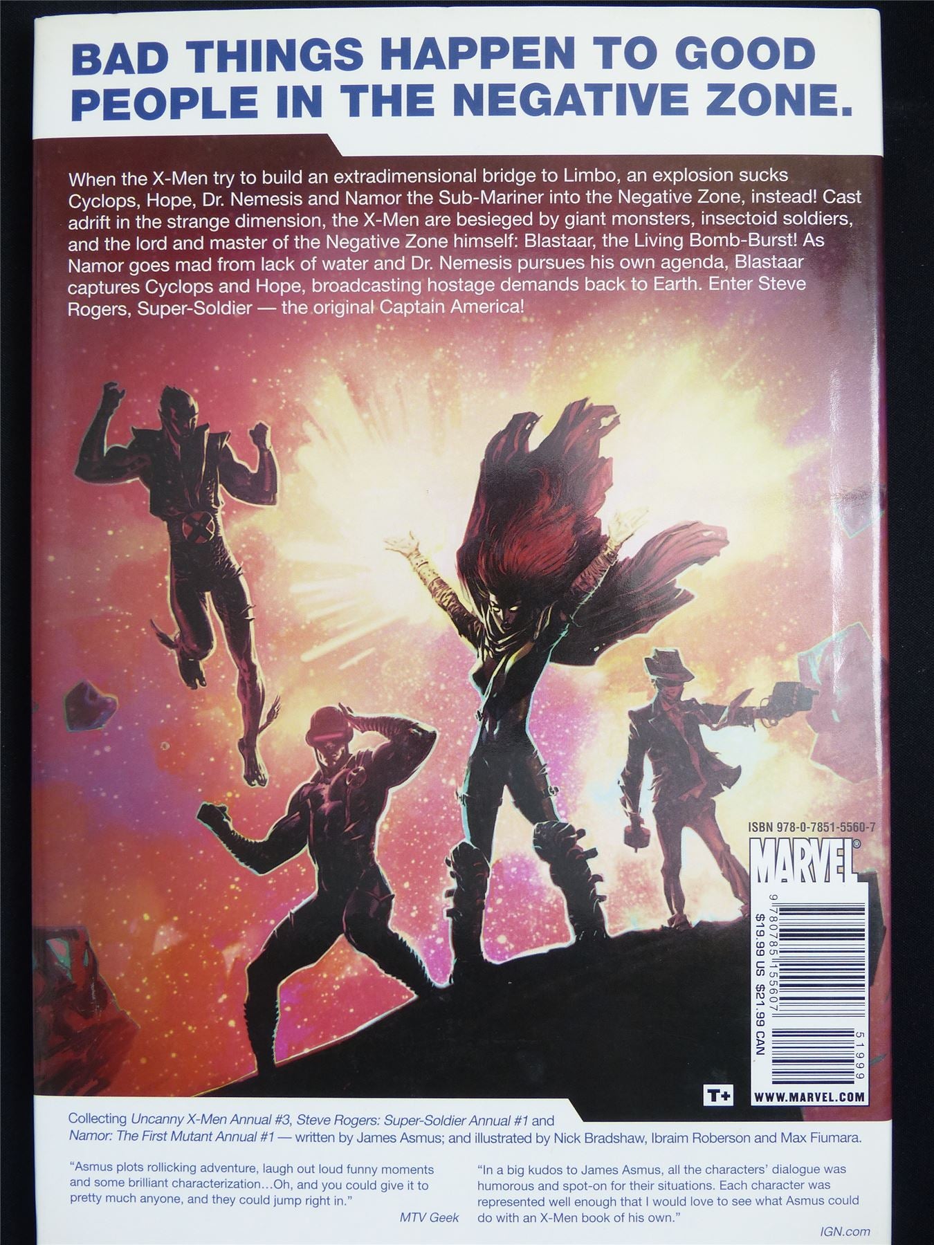 Steve Rogers Super Soldier: Escape from the Negative Zone - Marvel Graphic Hardback #47Q